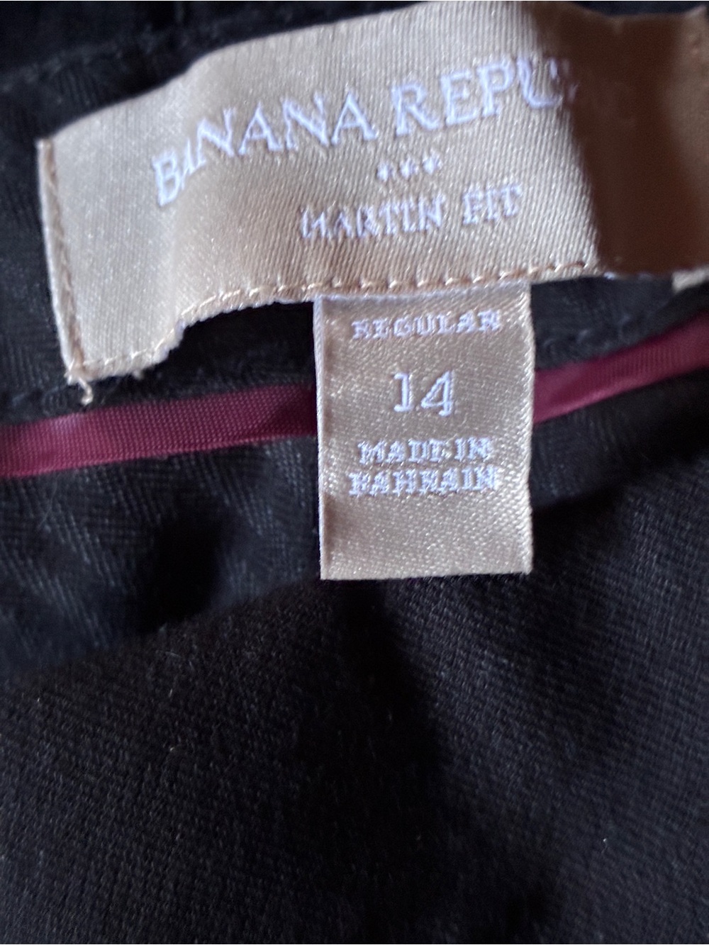 Banana Republic Women's Navy Chinos - Picture 3 of 3